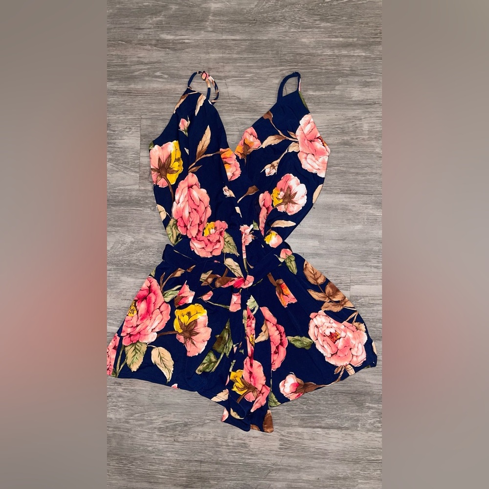 Floral One Piece Romper